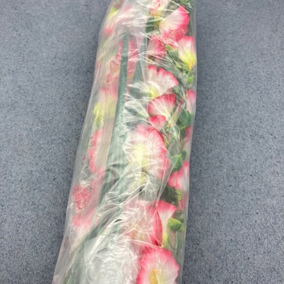 New Artificial Floral Garland Pink White Green Flower Decoration Reusable Event - Picture 4 of 4